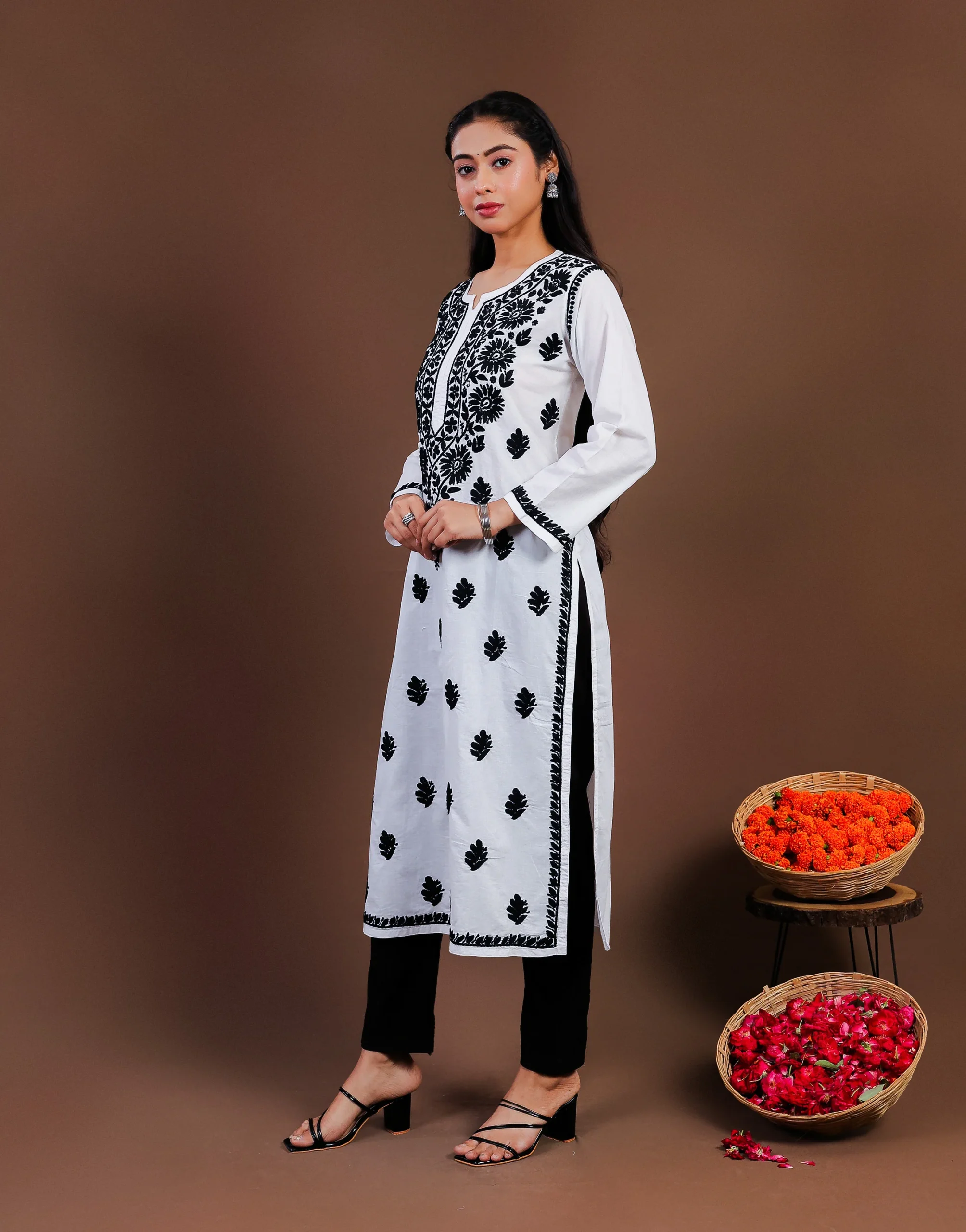 Floral Printed Designer Long Kurti